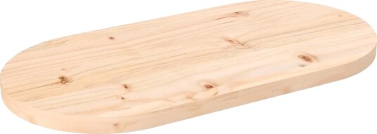 Bordplate 60x30x2,5 cm heltre furu oval 824340