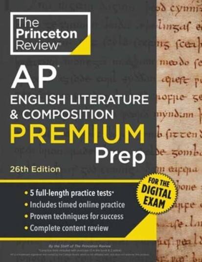 Princeton Review AP English Literature & Composition Premium Prep 26th Edition Princeton Review AP English Literature & Composition Premium Prep 26th Edition