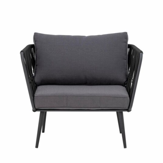 Bloomingville Pavone Loungestol Sort 2 stk Bloomingville Pavone Loungestol Sort 2 stk