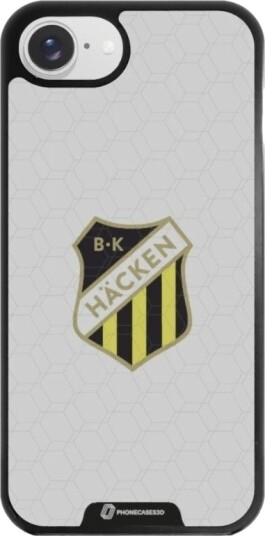 Phonecases3D iPhone 16e BK Häcken 3D mobildeksel, svart