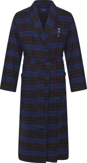 Polo Ralph Lauren Flannel Lng Rbe GREEN JEWEL BLUE XXL/3XL