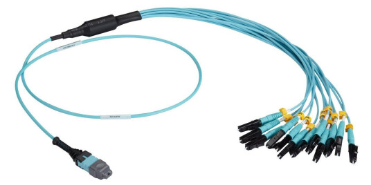 BLACK BOX MTP PRO TO X12 LC OM3 HARNESS