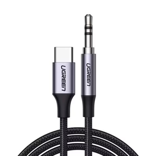Ugreen 1m USB-C til 3,5mm Lydkabel Grønn