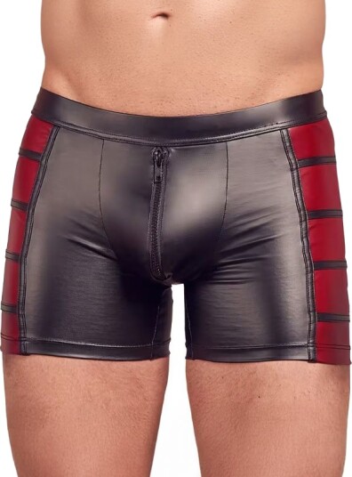 NEK Rød boxershorts med glidelås      - S