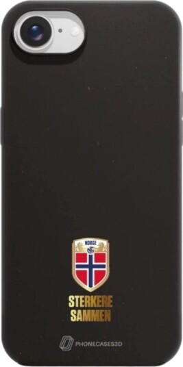 Phonecases3D iPhone 17e/16e Norges Fotballforbund Compostable Case Svart NFF4-IP17E