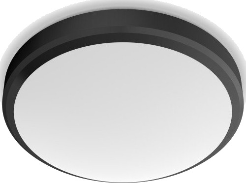 Philips myBathroom Doris plafond sort Ø35 cm