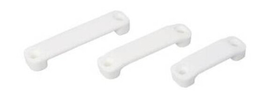 REIMBØYLE 30 MM PLAST HVIT
