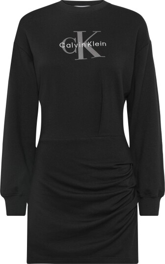 Calvin Klein Jeans Ls Monologo Terry Crew Fashion D Black M