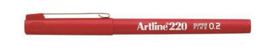 ARTLINE Fineliner Artline 220 SF 0.2 red