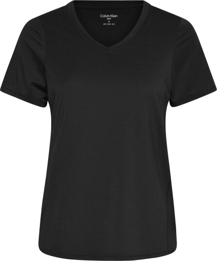 Calvin Klein Golf Vada V Neck Relaxed Tee Black S