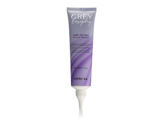 Inebrya Grey By Day Scalp Relief Shampoo 150 Ml Cleansing Treatment For A Healthy Scalp Of Gray And Platinum Hair