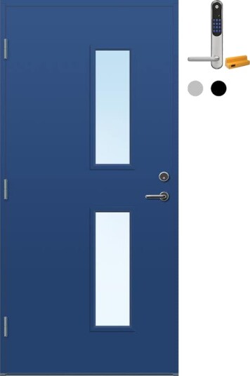 Ytterdør Bygg1 Stange med Yale Doorman Classic Home
