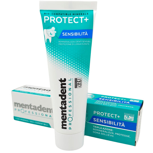 Hydroxyapatit Tannkrem MENTADENT Professional Protect+ Sensitivity 75 ml Hydroxyapatit Tannkrem MENTADENT Professional Protect+ Sensitivity 75 ml
