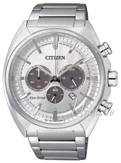 Citizen Herreklokke CA4280 53A Chrono Sølvfarget/Stål Ø43 mm Citizen Herreklokke CA4280 53A Chrono Sølvfarget/Stål Ø43 mm