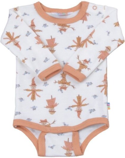 Joha Scarecrow body i ull/bambus Off White/Peach Joha Scarecrow body i ull/bambus Off White/Peach
