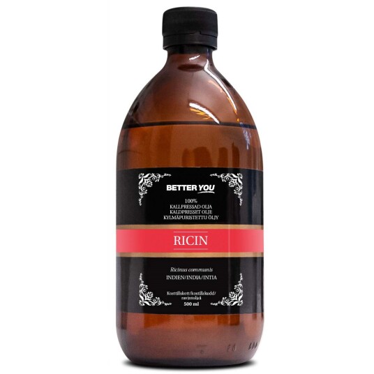 Better You Ricinolja EKO Kallpressad 500 ml Better You Ricinolja EKO Kallpressad 500 ml