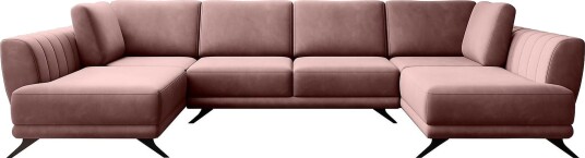 Katun Sovesofa Dobbeltsjeselong Rosa