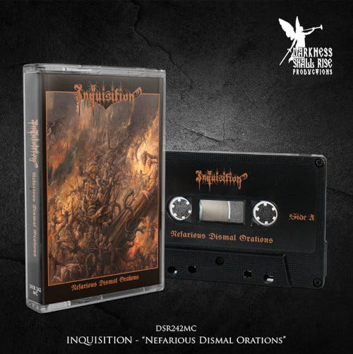 Inquisition  Nefarious Dismal Orations  Kassett