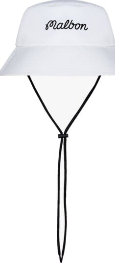 Malbon Bucket Hat Hvit Capser White Large-XLarge