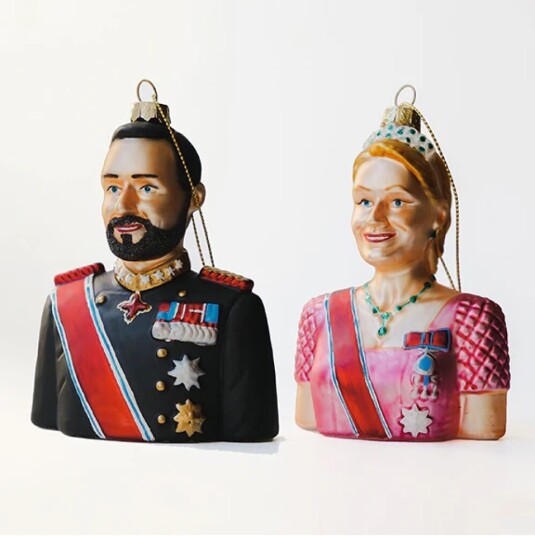 HEIM Kronprinsparet Julekuler sett