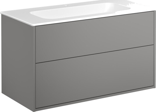 Gustavsberg Artic GB71ACVU10TLSW1 Kommodepakke askegrå/matt hvit 100 cm 1 blandebatterihull Askgrå/matt Hvit Baderom Gustavsberg Artic GB71ACVU10TLSW1 Kommodepakke askegrå/matt hvit 100 cm 1 blandebatterihull Askgrå/matt Hvit Baderom