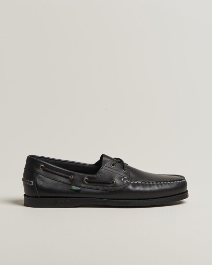 Paraboot Barth Boat Shoe Black Paraboot Barth Boat Shoe Black