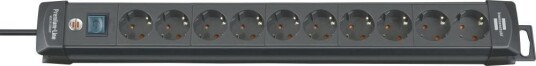 Brennenstuhl Grenuttak 10 veis 3m kabel H05VV F3G1.5 IP20