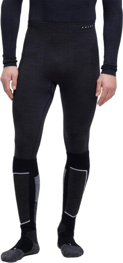 Falke Men"s Long Tights Wool Tech Black XXL