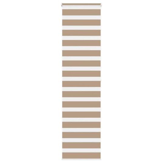 Sebragardin sandbrun 55x200 cm stoff bredde 50,9 polyester