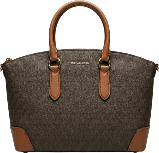 Michael Kors Lg Ew Dome Satchel Brown ONE SIZE