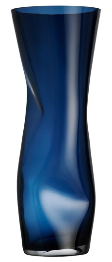 Orrefors Squeeze vase Midnight blue