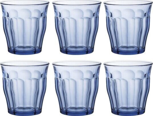 Duralex   Picardie vannglass 25 cl 6 stk marin blå