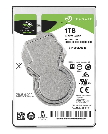 SEAGATE Barracuda 1TB 2.5'' HDD 5400RPM SEAGATE Barracuda 1TB 2.5'' HDD 5400RPM