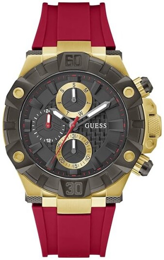 Guess Herreklokke GW0802G2 Sport Grå/Gummi Ø46 mm