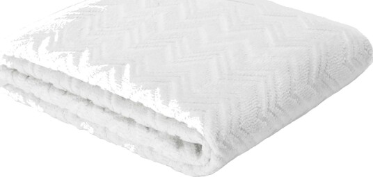 Missoni Home Chalk Håndkle 40x70 cm Hvit