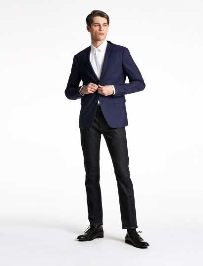 Lindbergh Superflex Blazer - Navy - 46