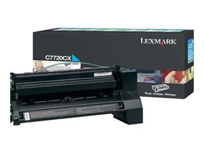 Lexmark - Ekstra Høy Ytelse - Cyan - Original - Tonerpatron Lccp Lrp - For Lexmark C772 C772dn C772dtn C772n X772e Mfp X772e Mfp Page Plus Solution X772es Mfp