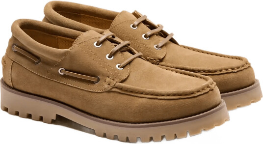 Lindbergh Suede Sailor Shoes - Brown - 41
