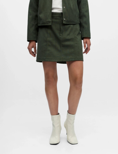 Object Objallie Hw Short Skirt 141 - Khaki green - 36 Object Objallie Hw Short Skirt 141 - Khaki green - 36