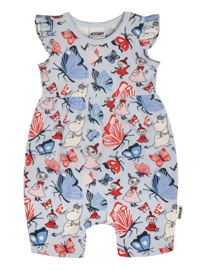 Martinex Fjärilspark Playsuit Blue 68