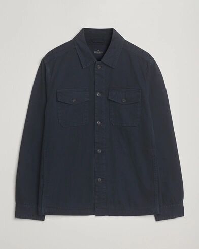 Morris Alain Twill Shirt Jacket Old Blue