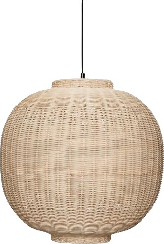 Hübsch Chand Taklampe Rund Natur Hübsch Chand Taklampe Rund Natur