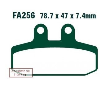 Bremseklosser EBC Brakes FA256