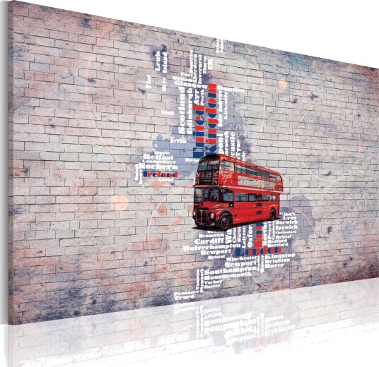 Bilde Rundt Storbritannia Av Routemaster 60x40 Artgeist sp. z o. o.