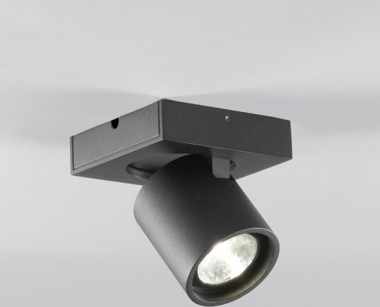 Taklampe LIGHT POINT Focus 1 dimmbar Svart Entré Aluminium Design 10 10 Svart