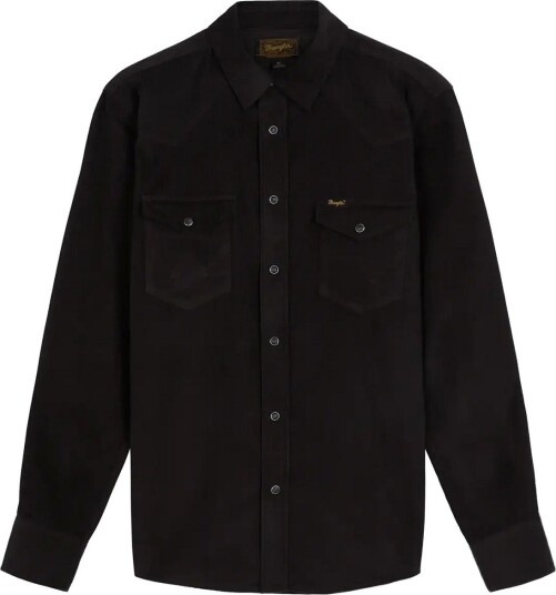 Wrangler Western Shirt   Brown   L