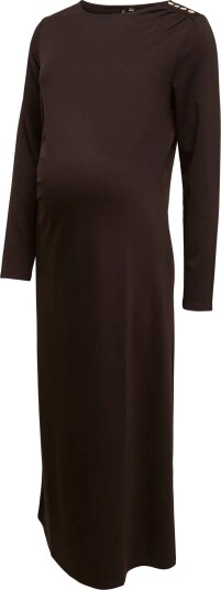 Vero Moda Maternity Vmmmahalo L/S 7/8 Dress Jrs Btq Sp CHOCOLATE TORTE L