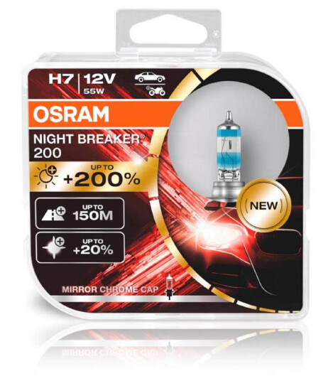 Osram H7 Night Breaker Laser 200% (Sett)