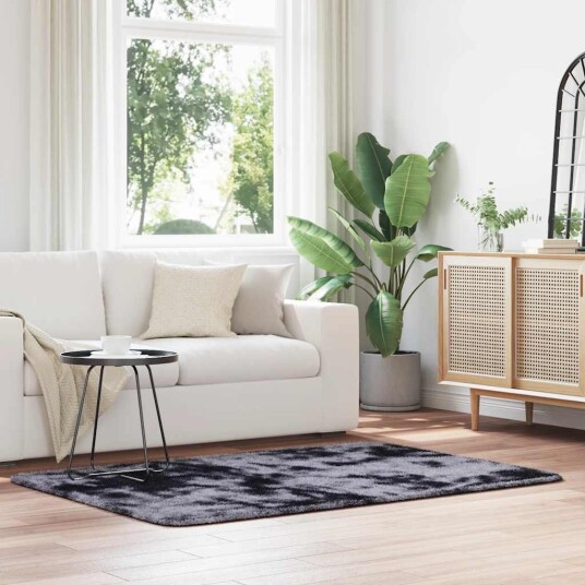 Flossteppe med lang luv NAVARRA mørkegrå 120x170 cm polyester 8721158558107