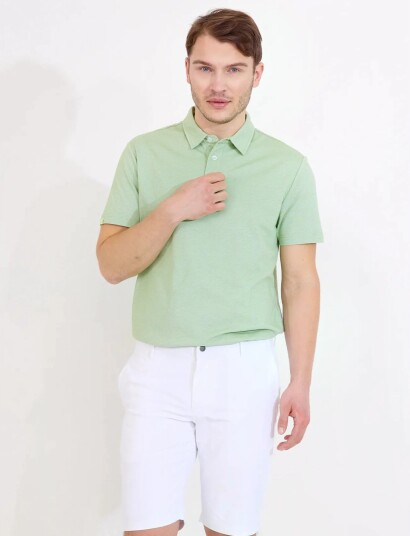 Abacus Mens Hillside Polo   Green   L
